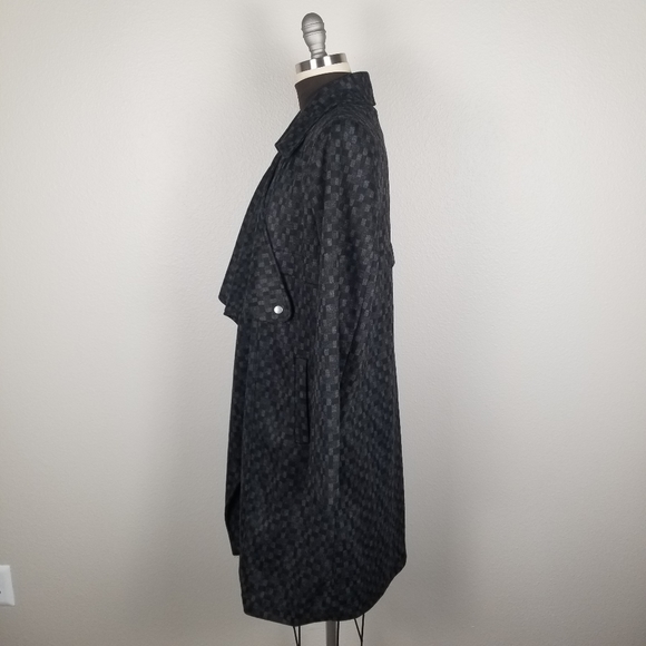 Anthropologie Hazel Geometric Patterened Waterfall Open Jacket - Picture 2 of 8